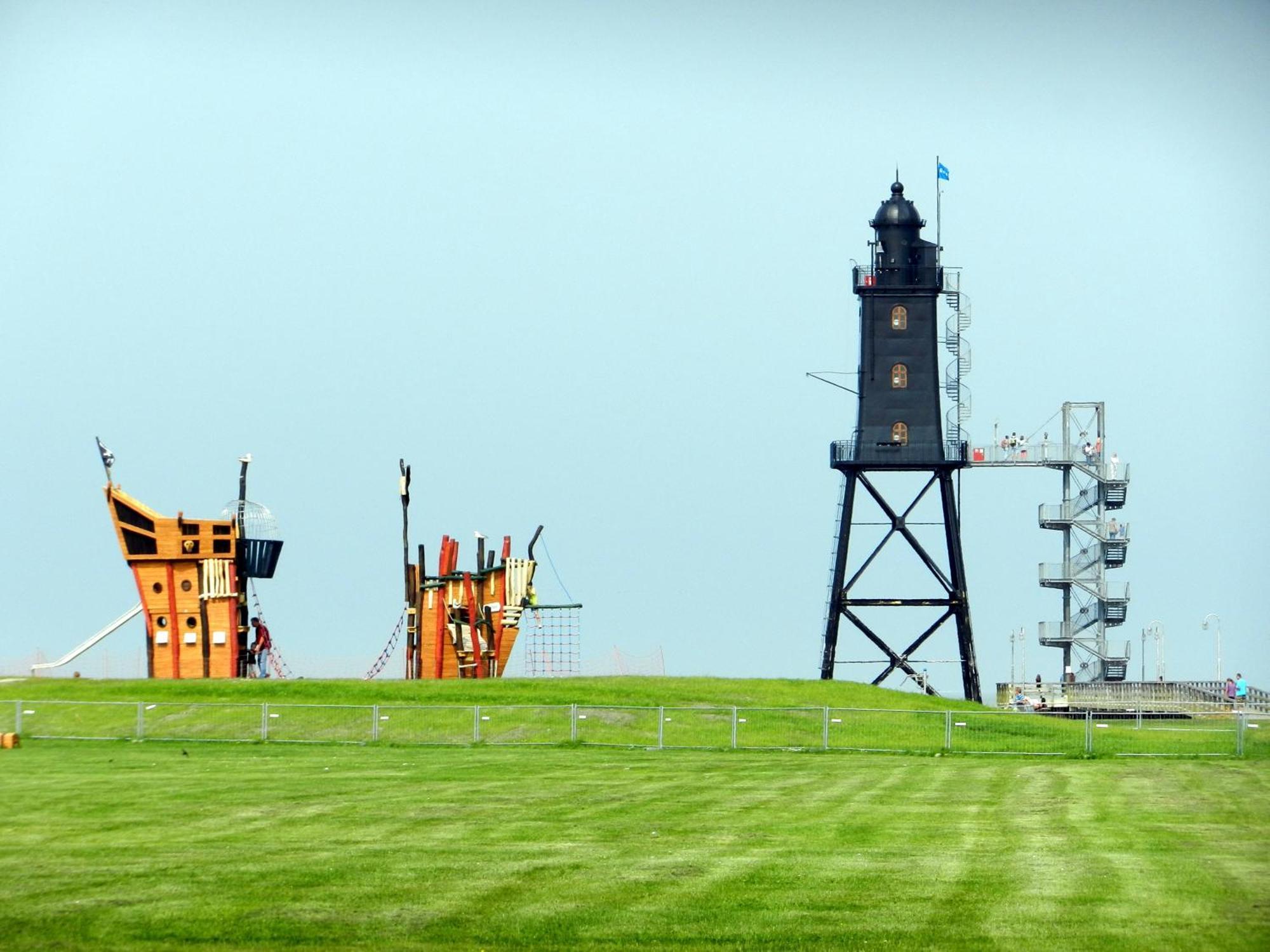Nordseeklima Direkt Hinter Der Balkontuer Ferienwohnung De Twargbutt Dorumer Neufeld Ngoại thất bức ảnh
